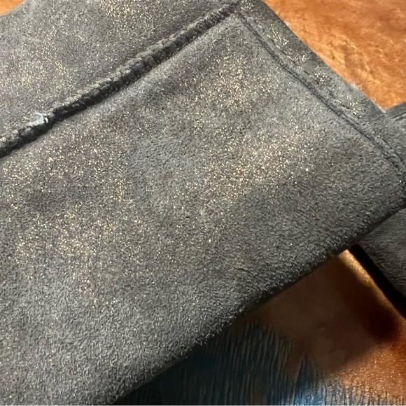 Bear Paw Elle Leather and Shearling Short Boots size 9 glittery - Picture 3 of 10